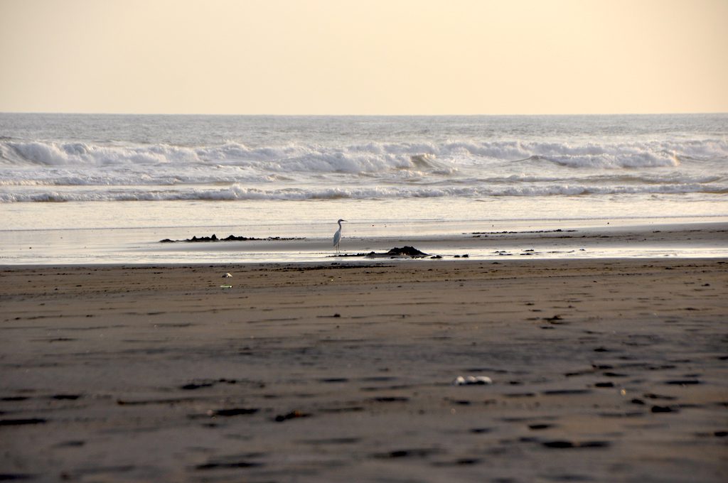Menschenleerer Strand an der Costa del Bálsamo